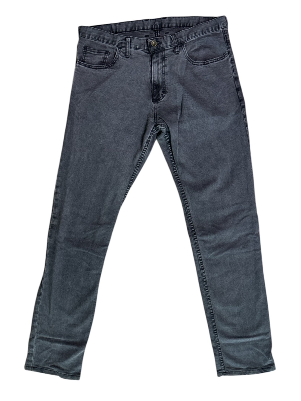 Dearborn Denim Gray Slim Straight Jeans Size 36 Tailored Fit USA